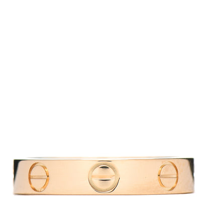 Cartier 18K Yellow Gold 3.5mm LOVE Wedding Band Ring 50 5.25 1 of 5