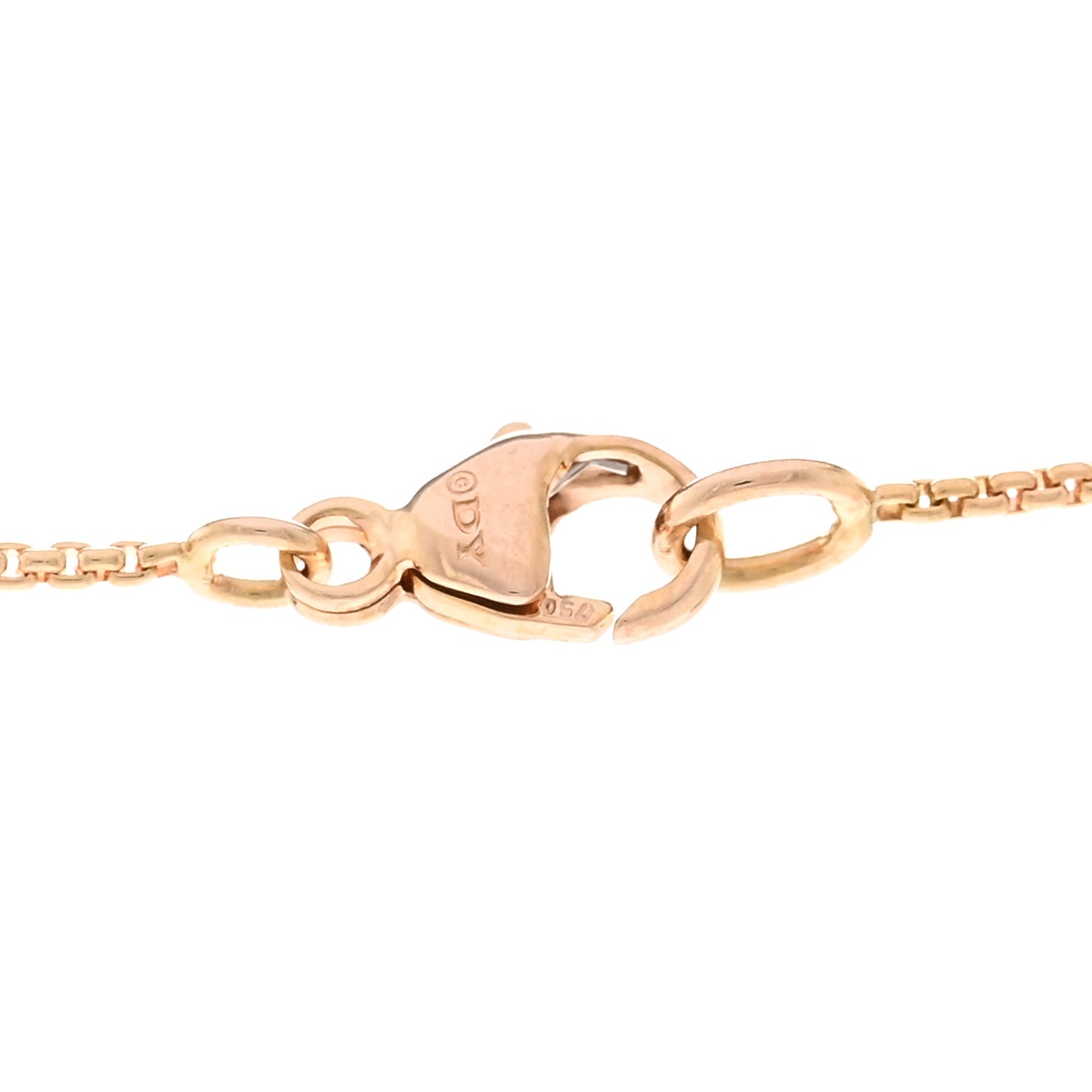 18K Rose Gold Diamond Morganite 9mm Petite Chatelaine Pave Bezel Pendant Necklace
