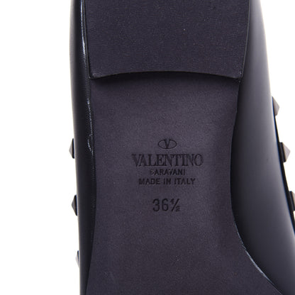 Valentino Garavani Nappa Rockstud Ballerina Flats 36.5 Black 9 of 11