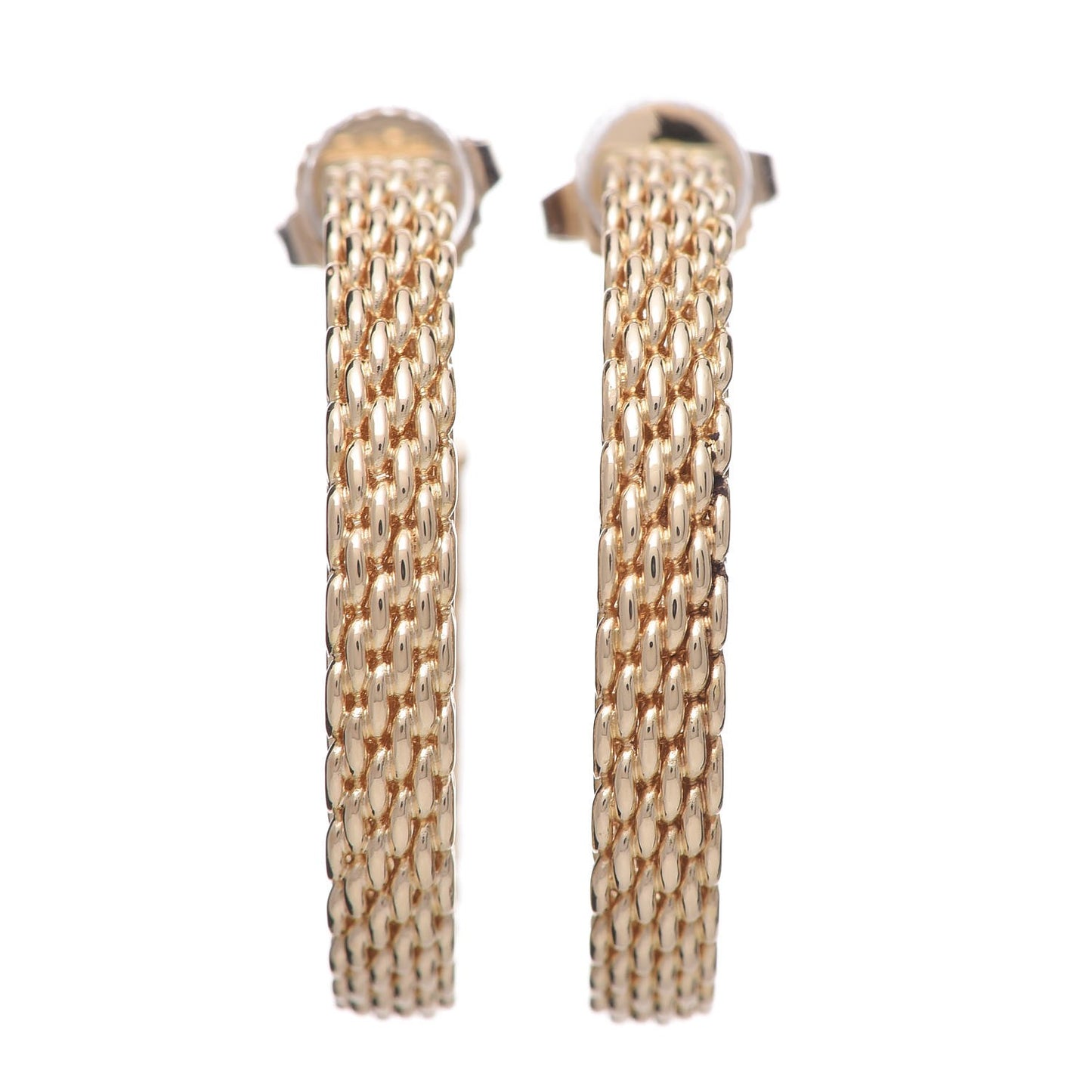 18K Yellow Gold Somerset Hoop Earrings