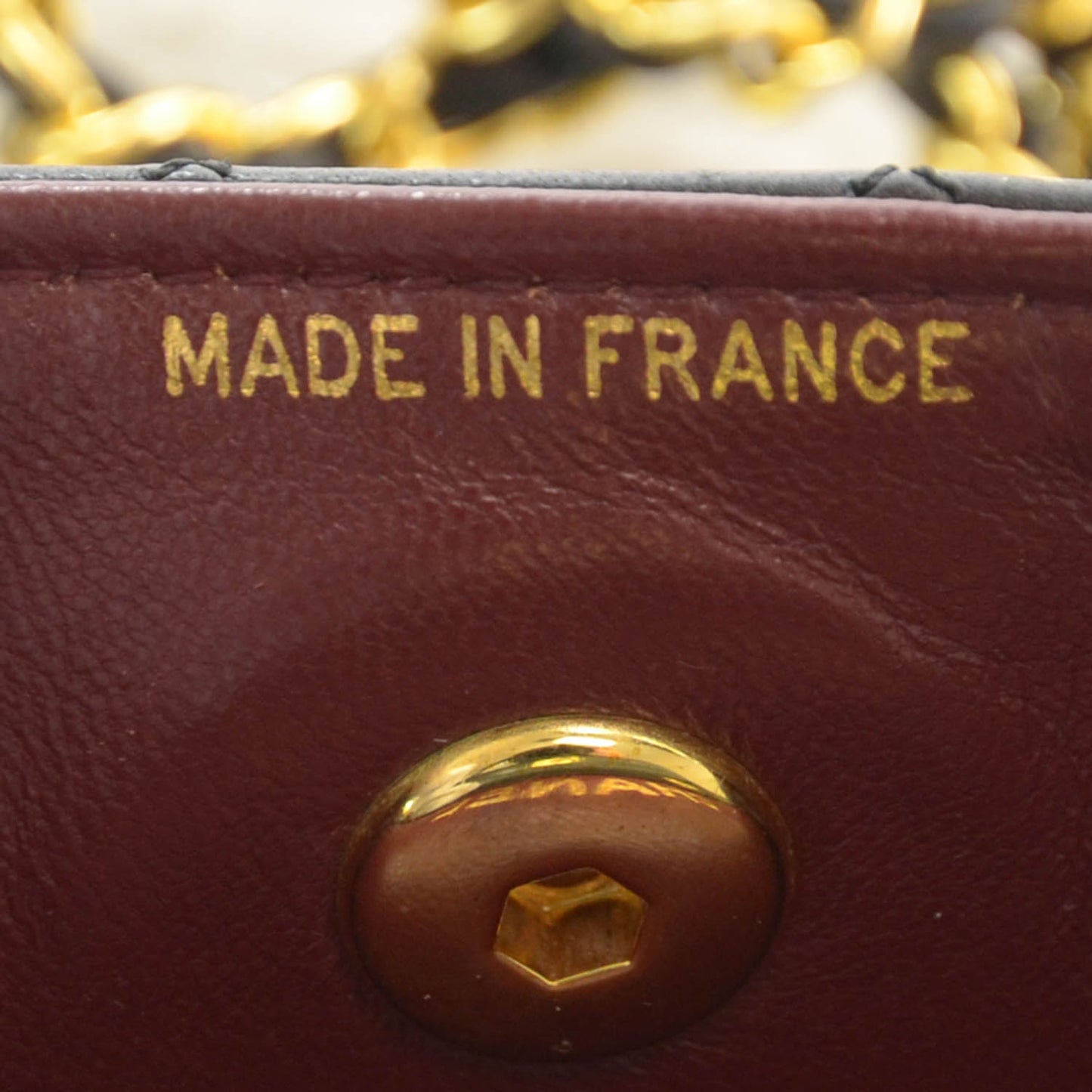 Lambskin Quilted Mini Flap Black