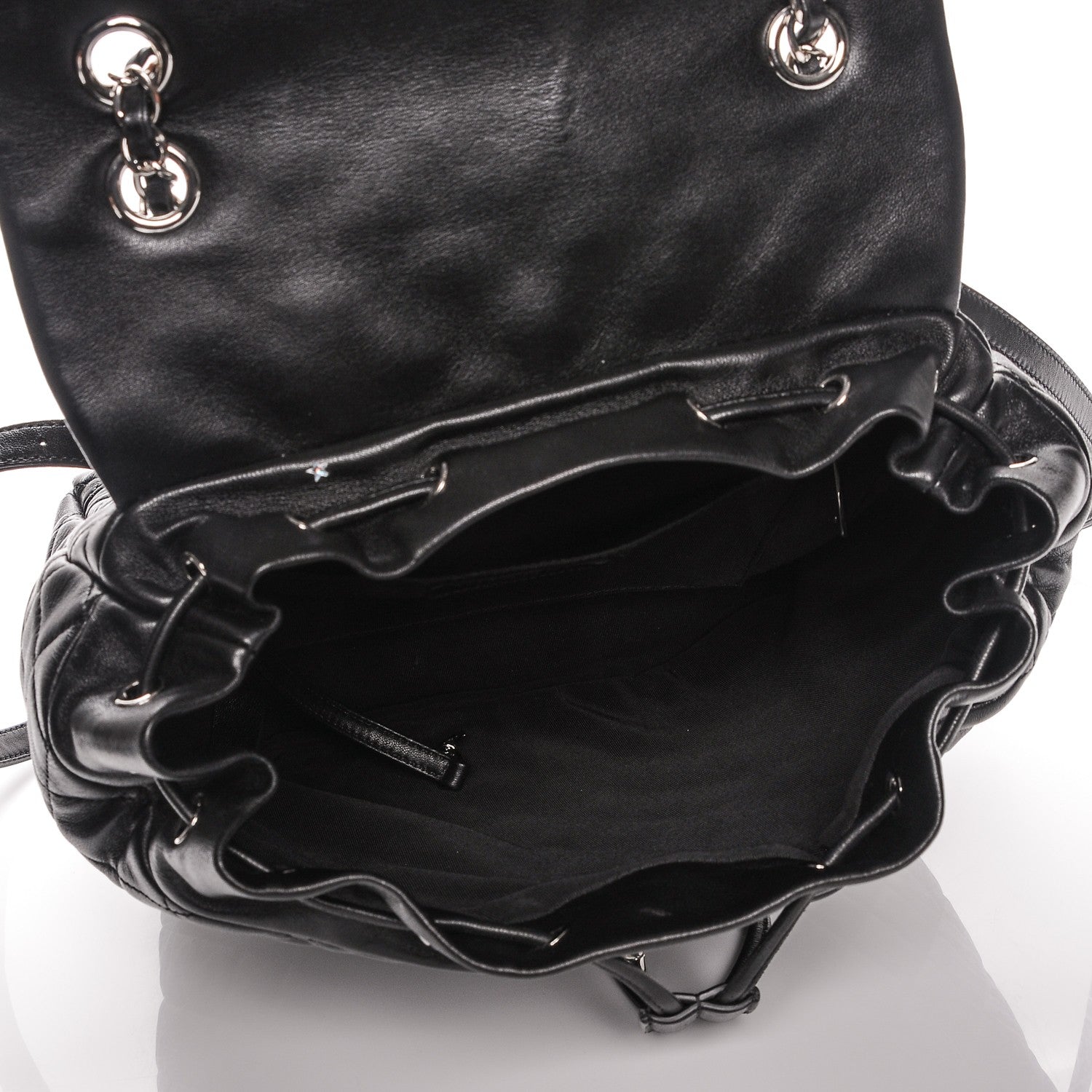 Chanel Lambskin Quilted Large Urban Spirit Backpack Black 5 of 10