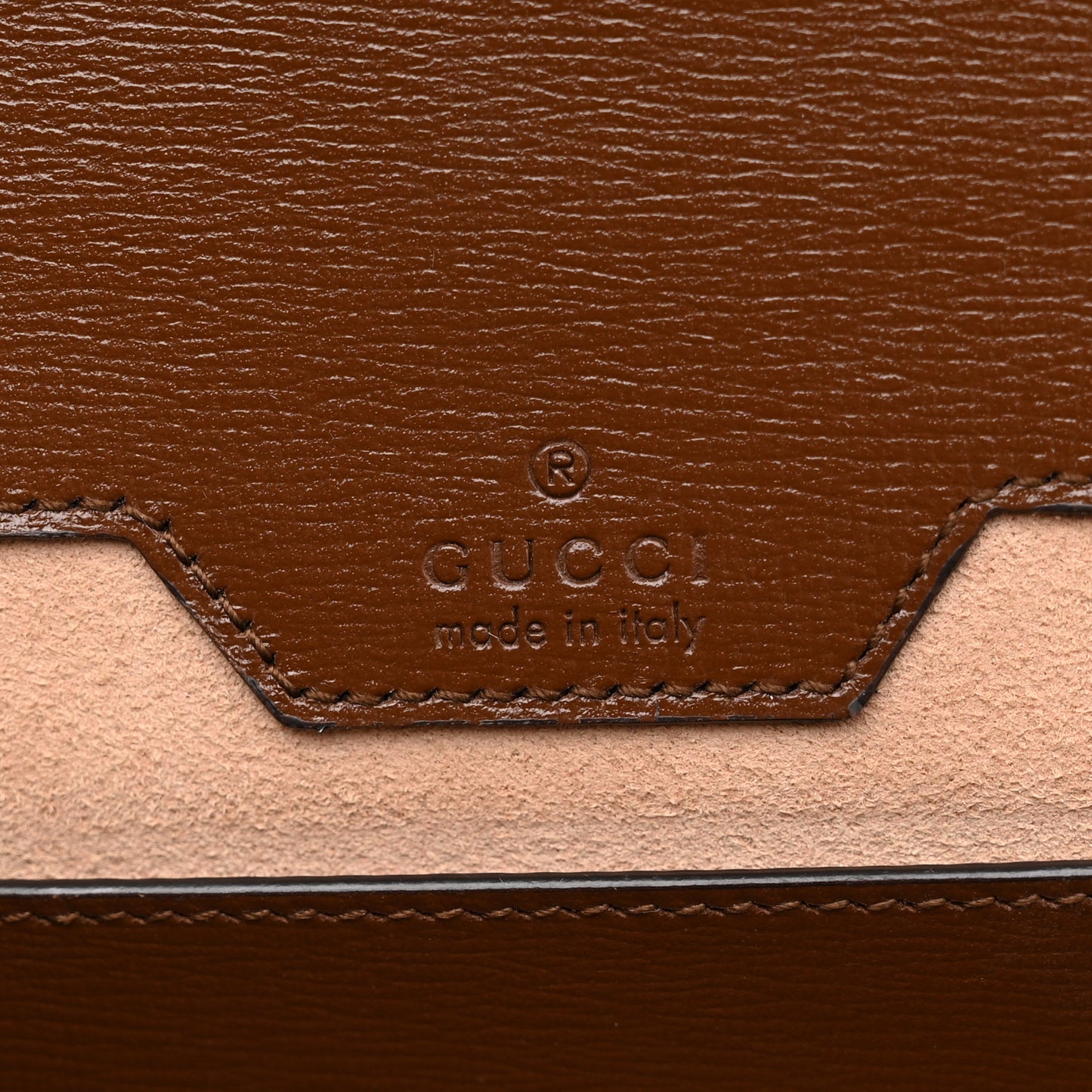 GG Supreme Monogram Azalea Calfskin Web Small Horsebit 1955 Crossbody Bag Beige Ebony Brown Sugar