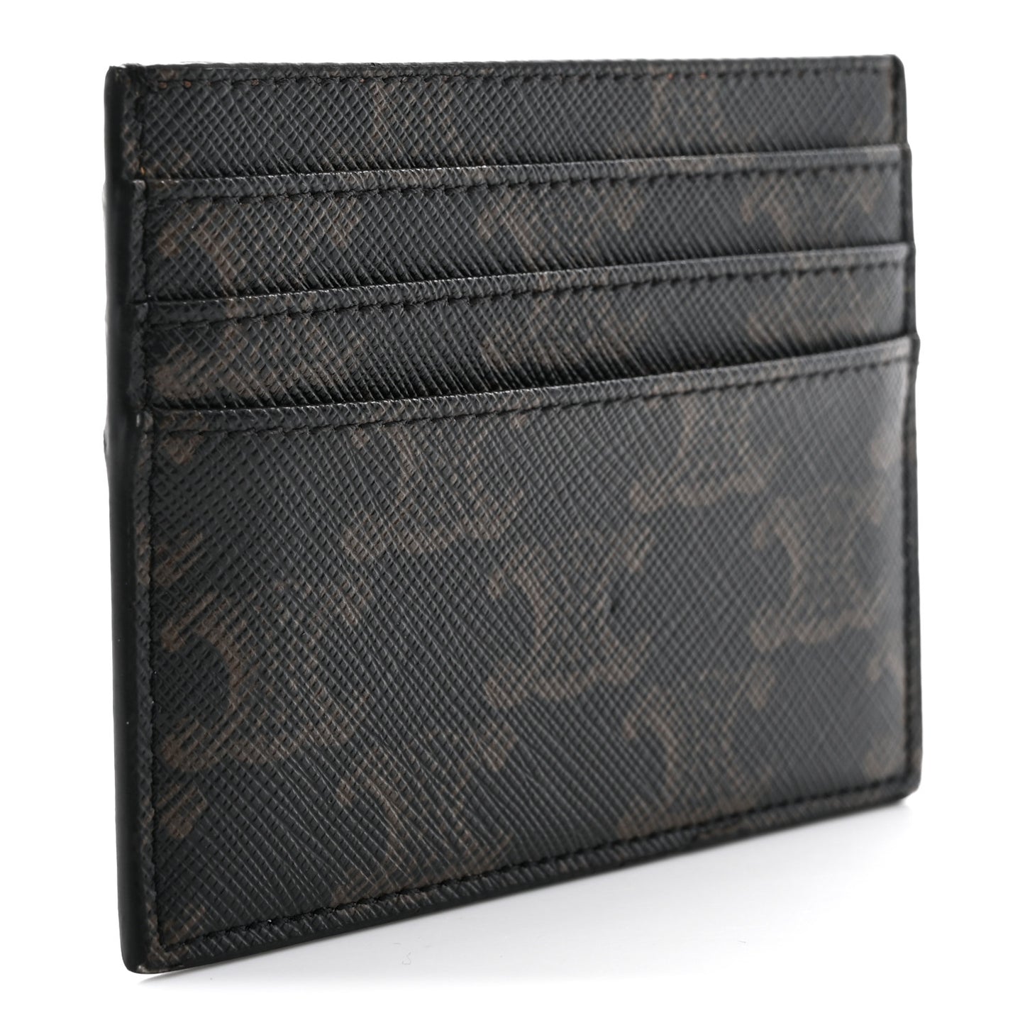 Triomphe Canvas Triomphe Card Holder Tan