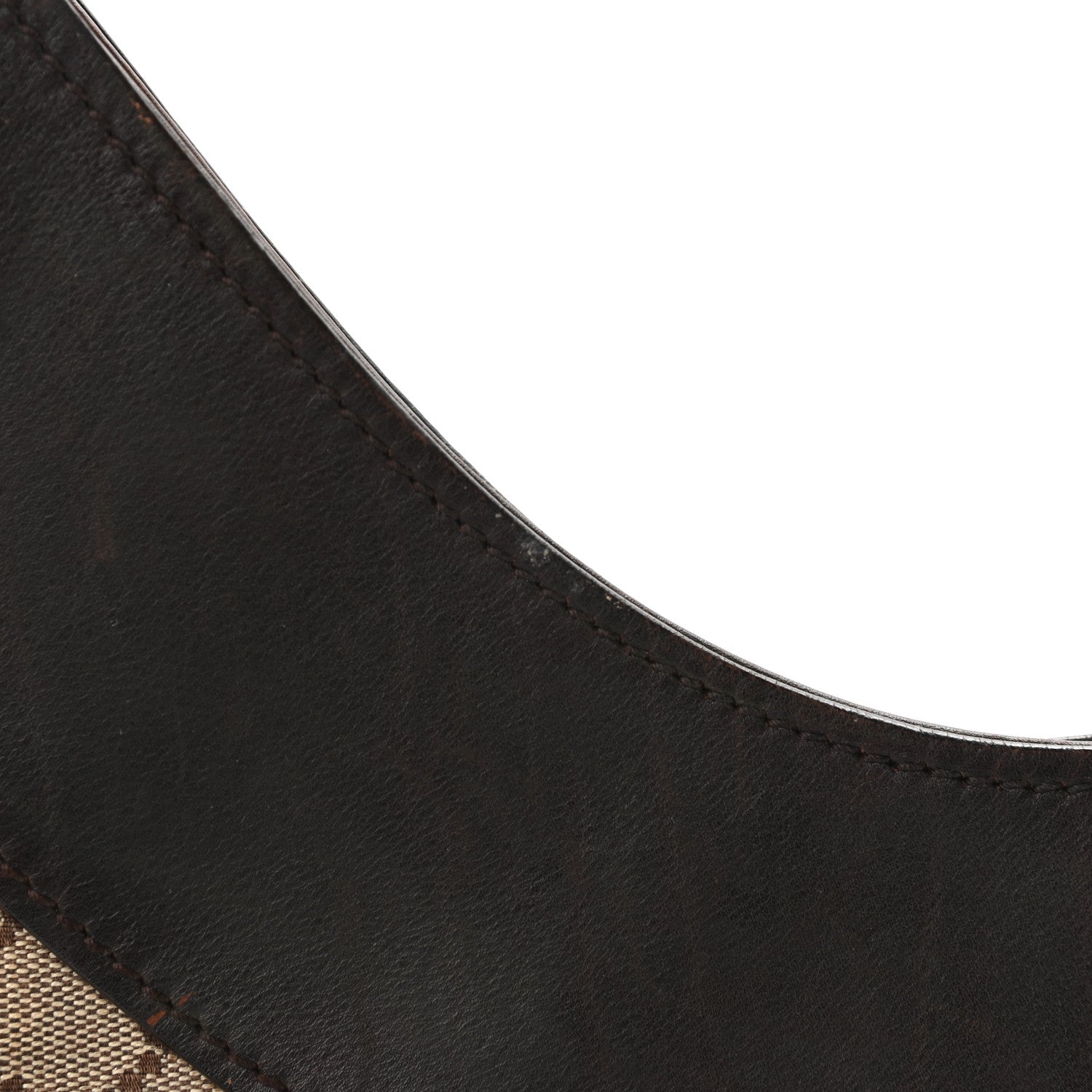 Gucci Monogram Half Moon Hobo Dark Brown 8 of 13