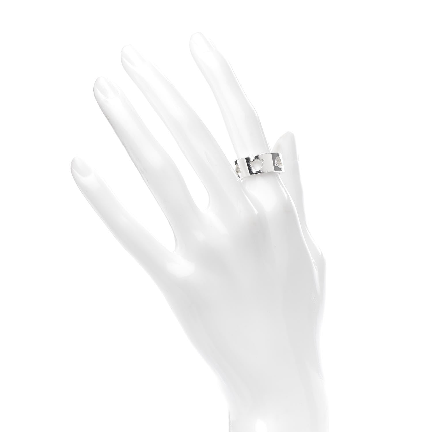 Tiffany Sterling Silver Tulip Band Ring 51 5.75 2 of 4
