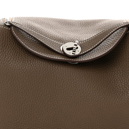Hermes Taurillon Clemence Lindy 26 Etoupe 8 of 11