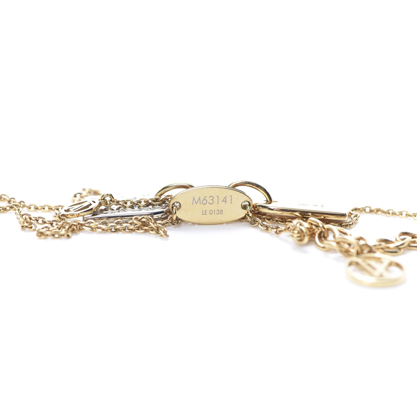 Nanogram Name Tag Necklace Gold