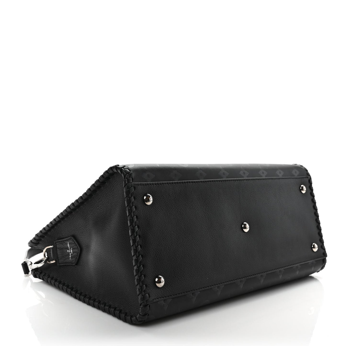 Monogram Cuir Plume Very Zipped Tote Black