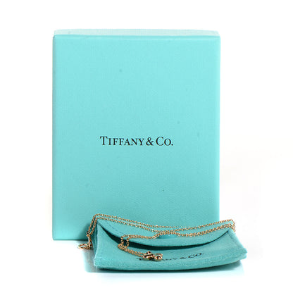 Tiffany 18k Yellow Gold Elsa Peretti Cross Pendant Necklace 5 of 5