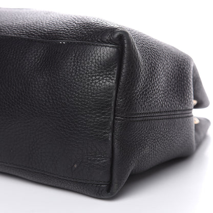 Gucci Pebbled Calfskin Medium Soho Chain Shoulder Bag Black 9 of 18