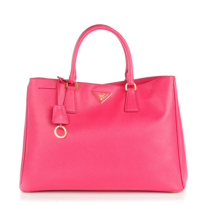 Prada Saffiano Lux Large Tote Peonia 1 of 7