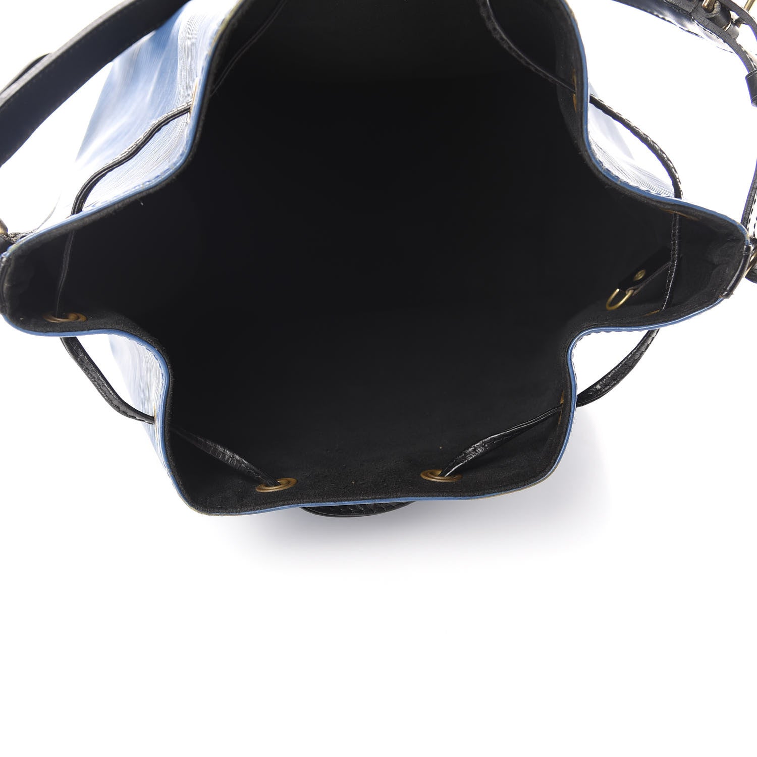 Louis Vuitton Epi Petit Bi-Color Noe Toledo Black 5 of 13