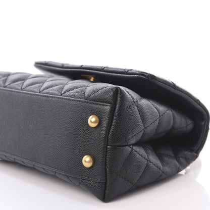 Chanel Caviar Quilted Mini Coco Handle Flap Black 10 of 10