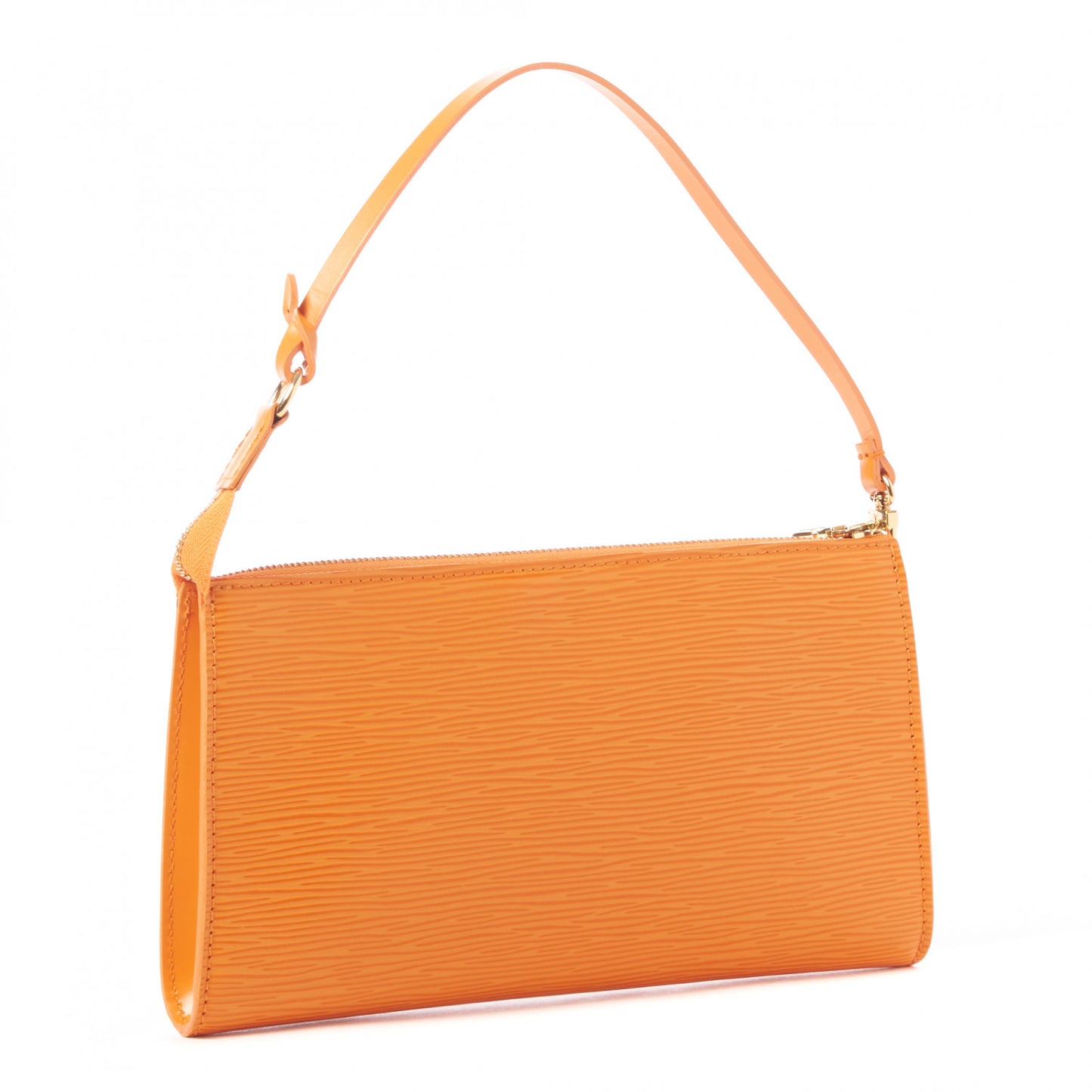 Epi Pochette Accessories 24 Mandarin
