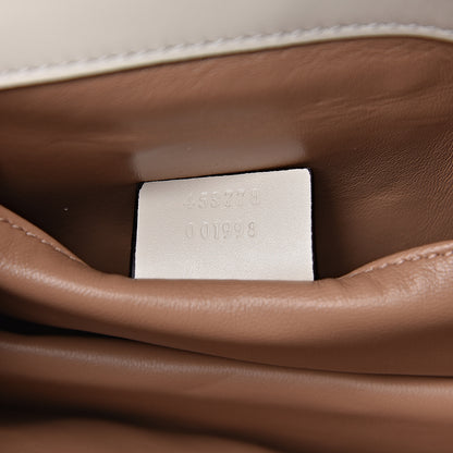 Gucci Nappa Pearl Studded Mini Queen Margaret Broadway Shoulder Bag Mystic White 7 of 10