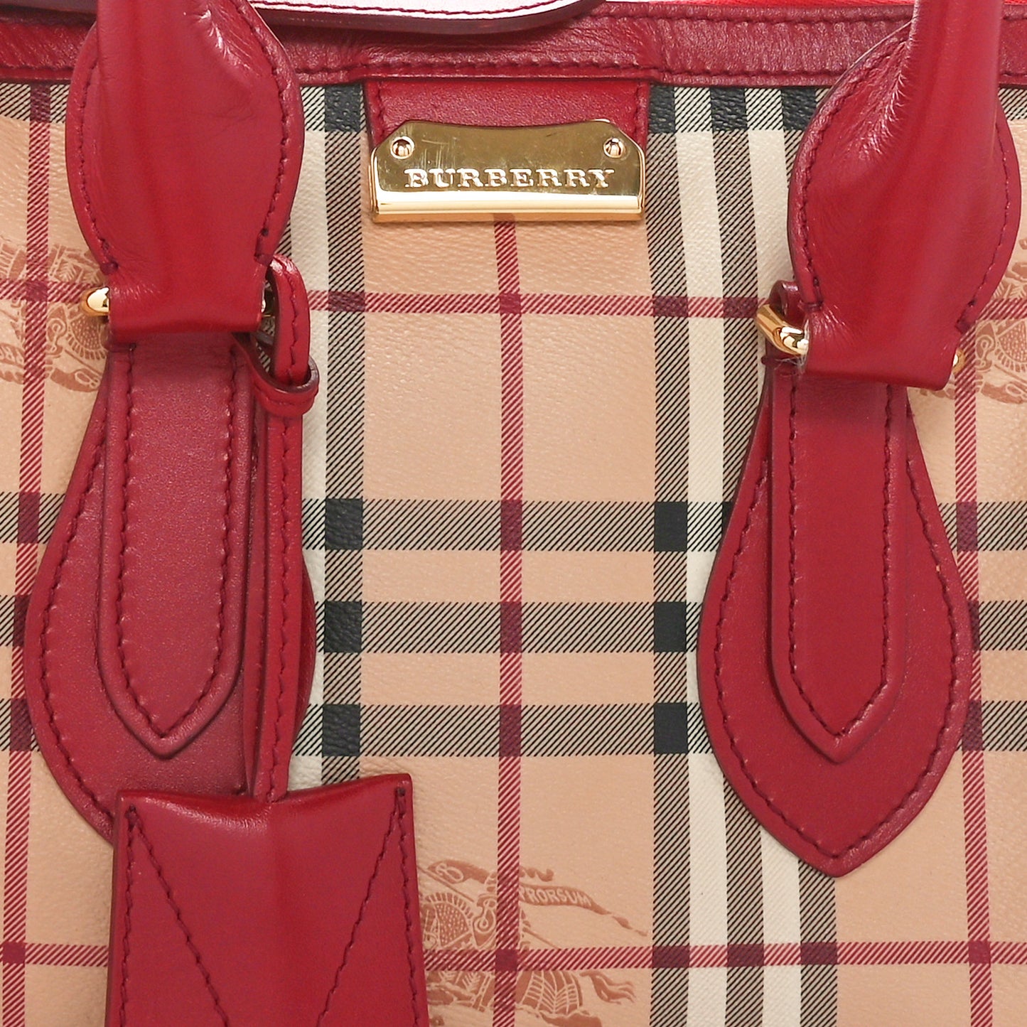 Haymarket Check Colours Small Gladstone Military Red