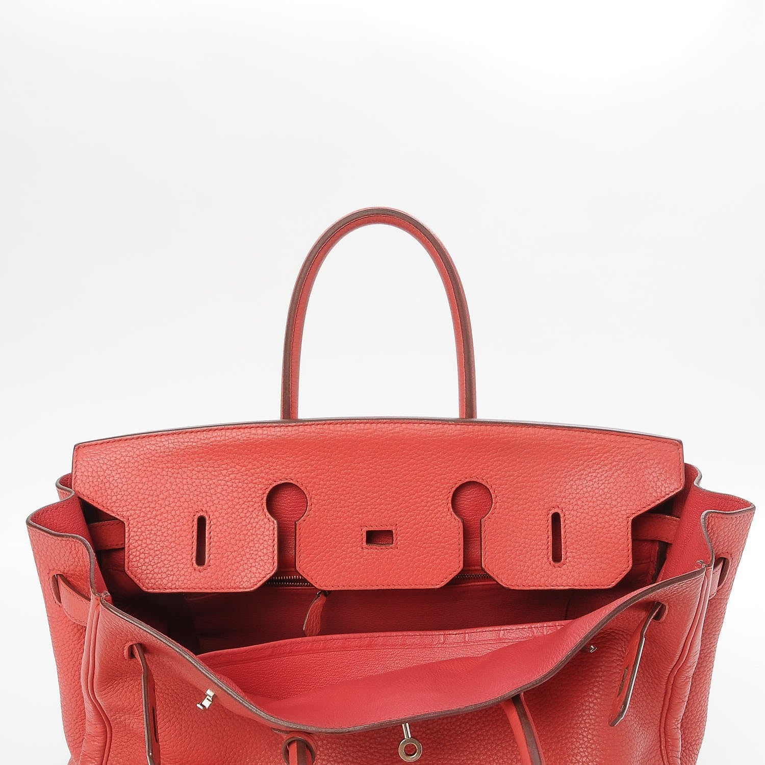 Hermes Taurillon Clemence Birkin 35 Bougainvillea 23 of 31