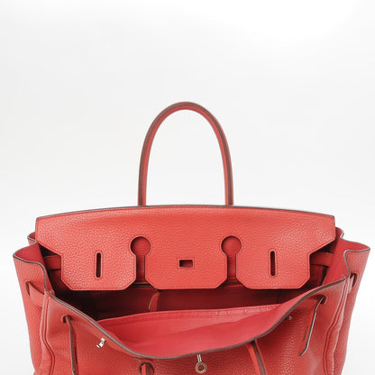 Hermes Taurillon Clemence Birkin 35 Bougainvillea 23 of 31