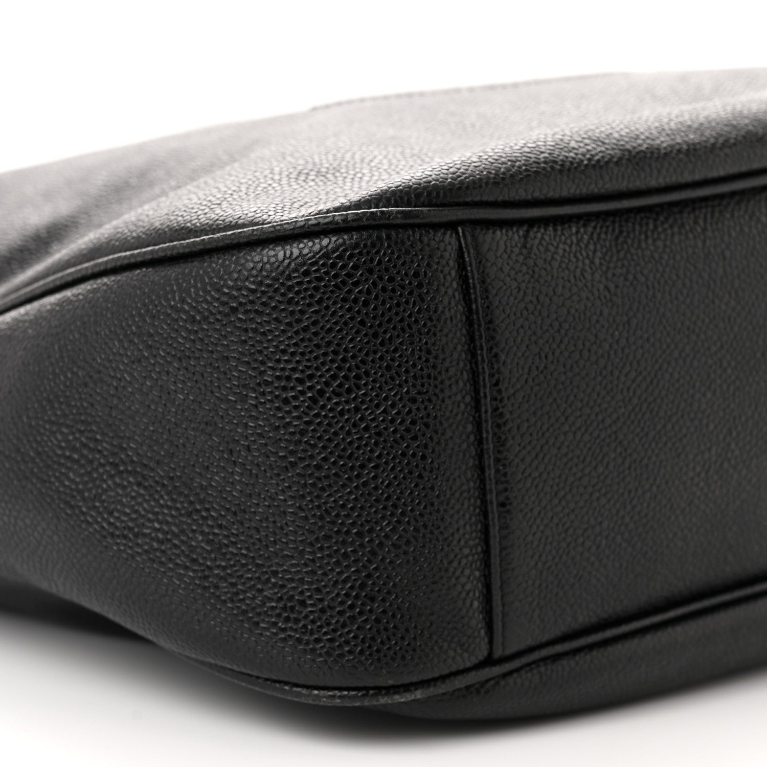 Chanel Caviar Large CC Shoulder Bag Black 10 of 14