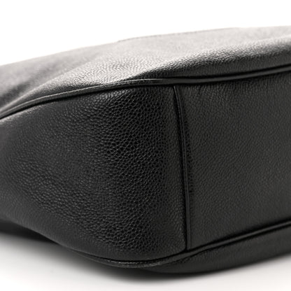 Chanel Caviar Large CC Shoulder Bag Black 10 of 14