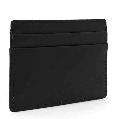 Versace Calfskin Logo Card Holder Black 3 of 6