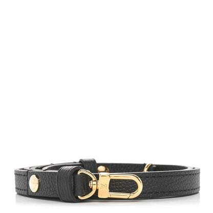 Louis Vuitton Calfskin Buci Shoulder Strap Black 1 of 4