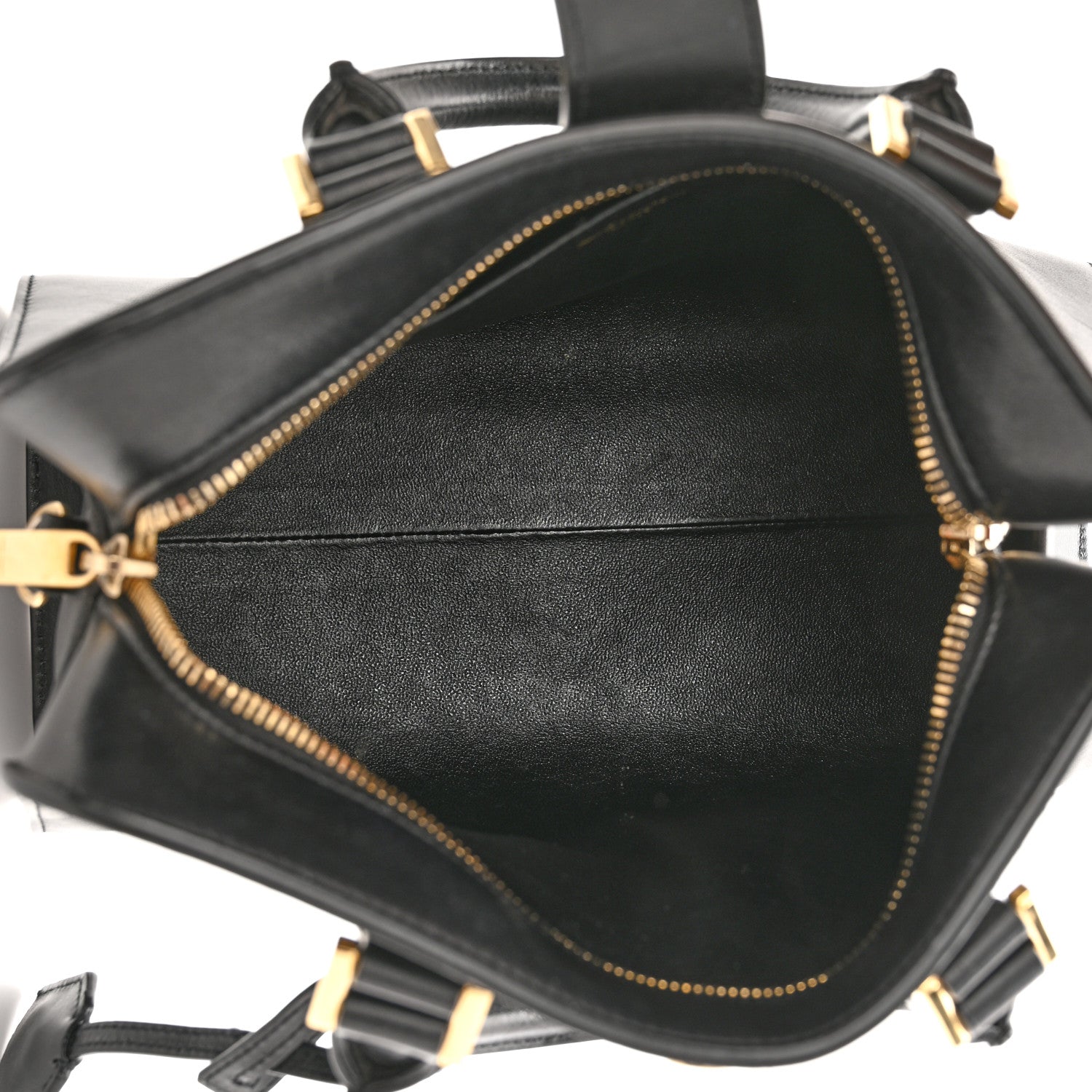 Saint Laurent Calfskin Monogram Baby Cabas Black 5 of 9