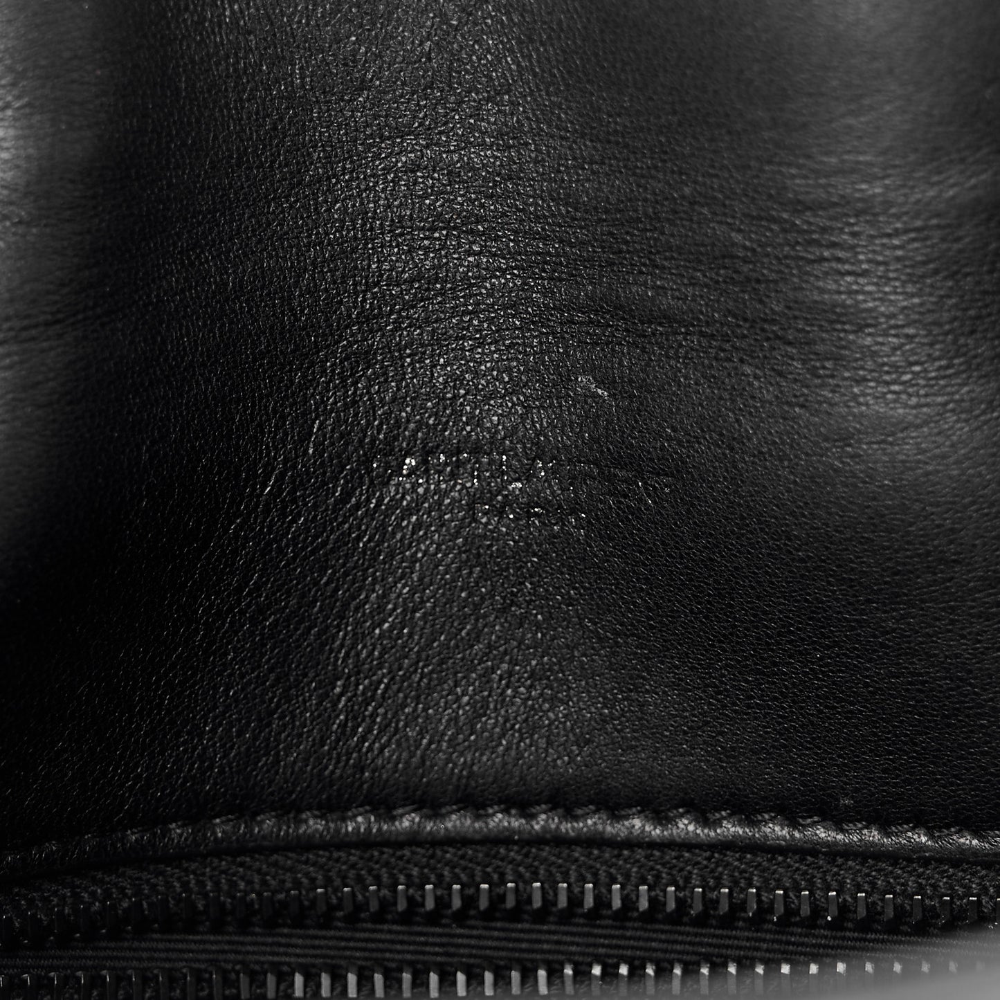 Lambskin Quilted Toy Loulou Puffer Monogram Monochrome Chain Satchel Black