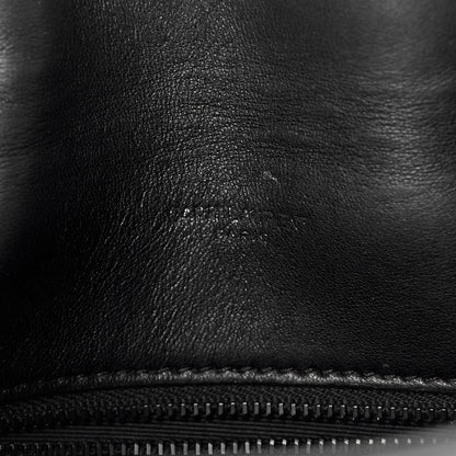 Saint Laurent Lambskin Quilted Toy Loulou Puffer Monogram Monochrome Chain Satchel Black 7 of 12