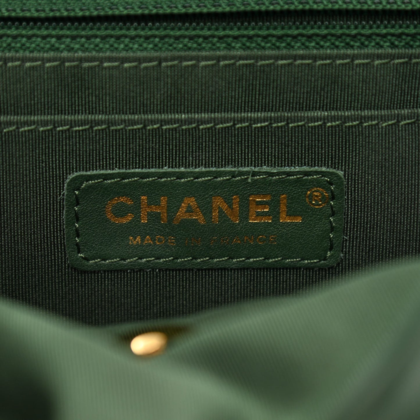 Lambskin Quilted Small Urban Spirit Backpack Dark Green