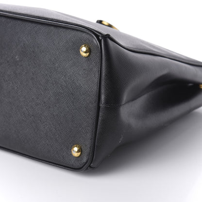 Prada Saffiano Medium Galleria Double Zip Tote Black 8 of 10