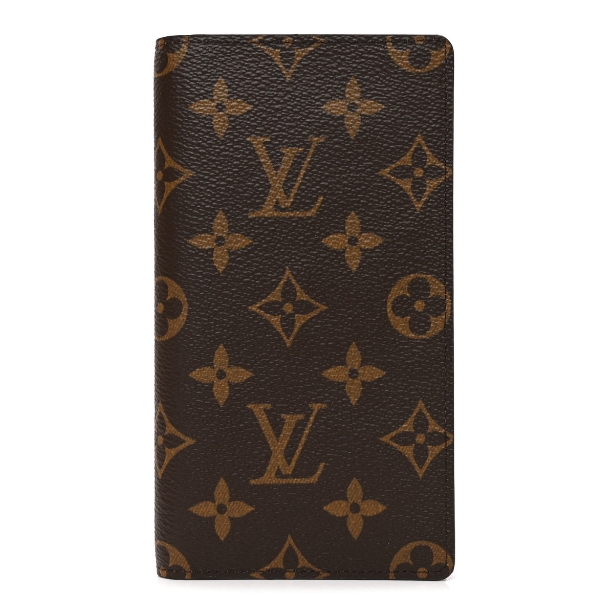 Monogram Checkbook Holder Case Wallet