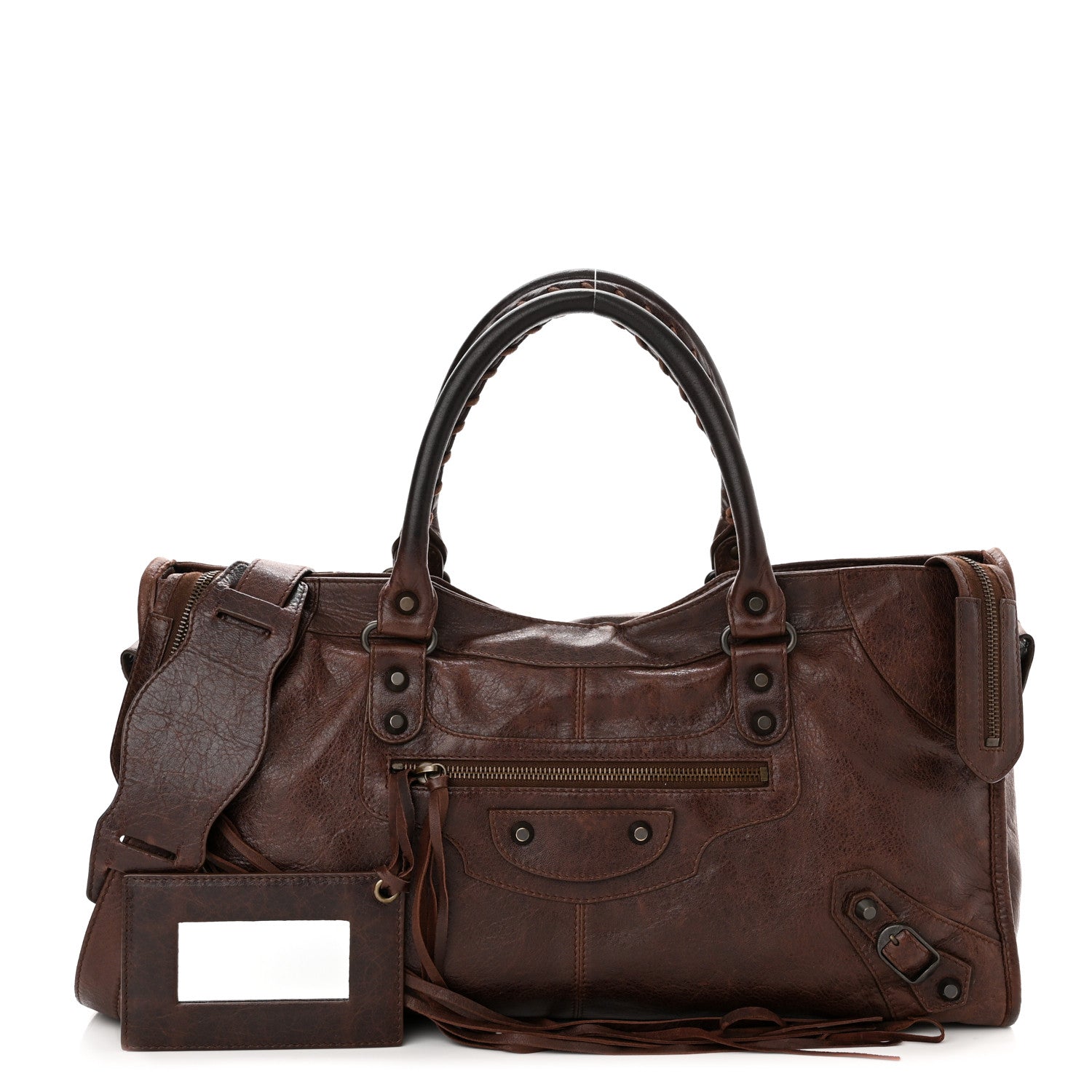 Balenciaga Agneau Classic Hardware Part Time Cigare Fonce 1 of 10