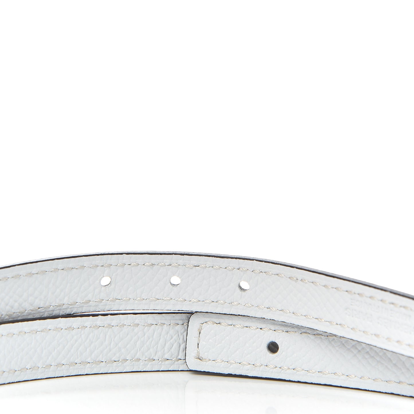 Swift Epsom 13mm Belt Strap 85 White Etoupe