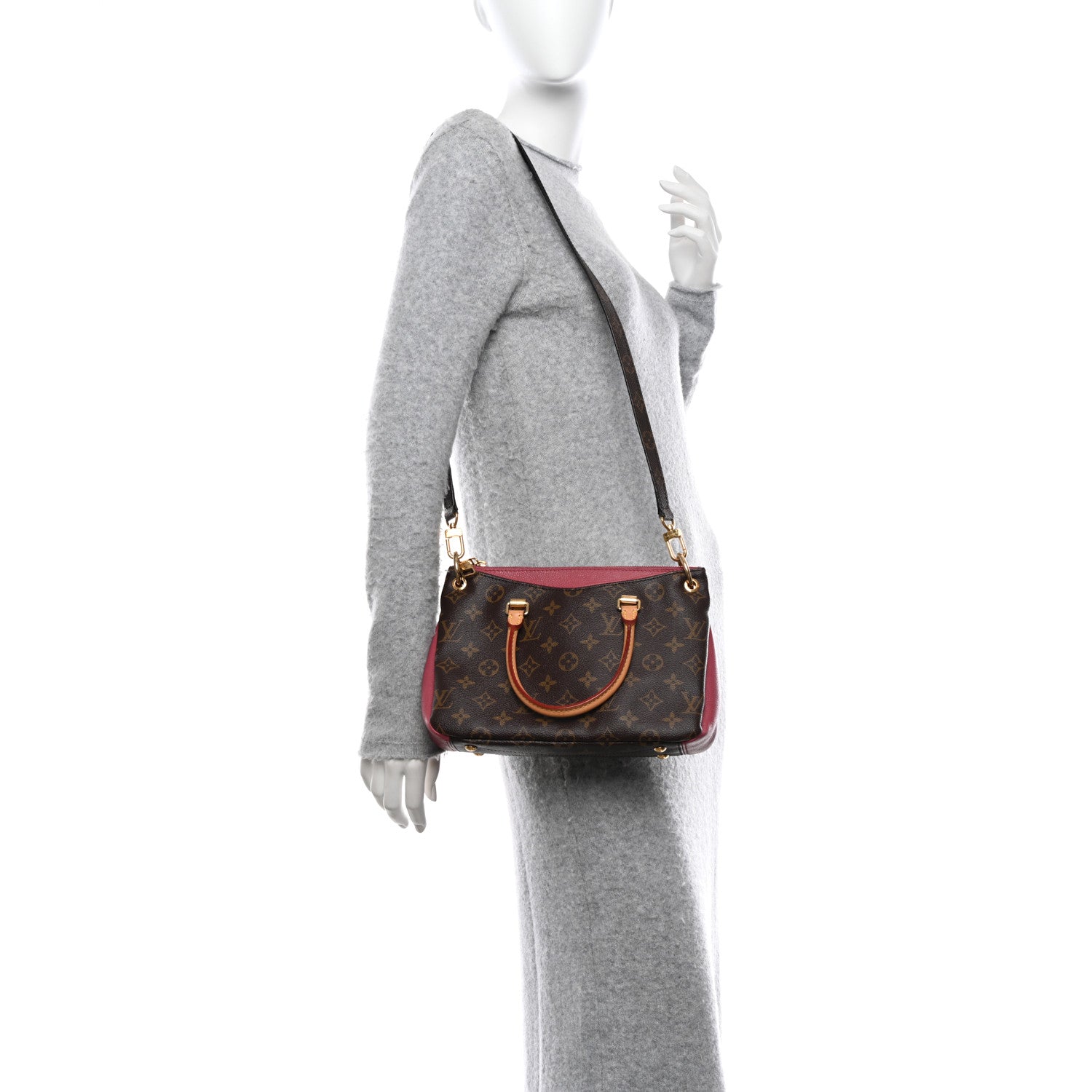 Louis Vuitton Monogram Pallas BB Rose Fizzy 2 of 13