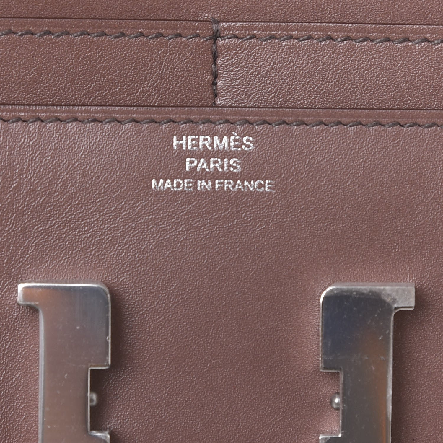 Hermes Tadelakt Constance Short Wallet Griolet 7 of 9