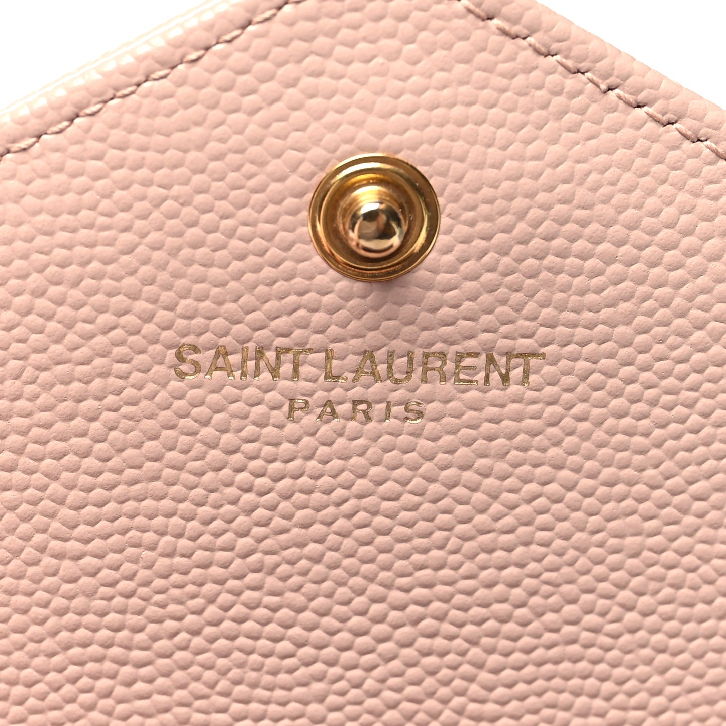 Grain De Poudre Matelasse Chevron Monogram Chain Wallet Pale Blush