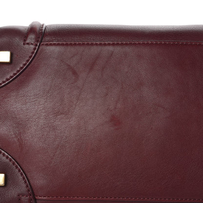 Celine Smooth Calfskin Mini Luggage Burgundy 17 of 17