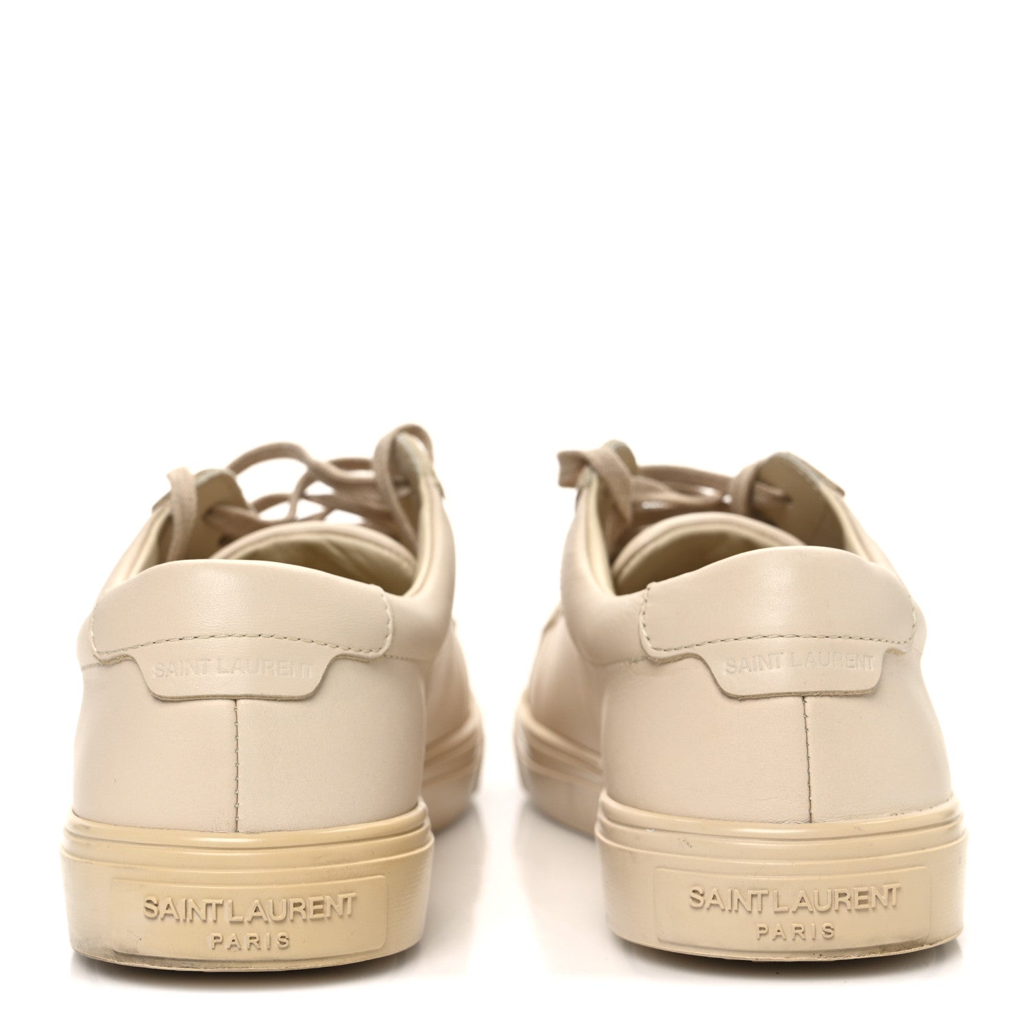 Saint Laurent Calfskin Andy Low Top Sneakers 36 Dark Coquille 6 of 11