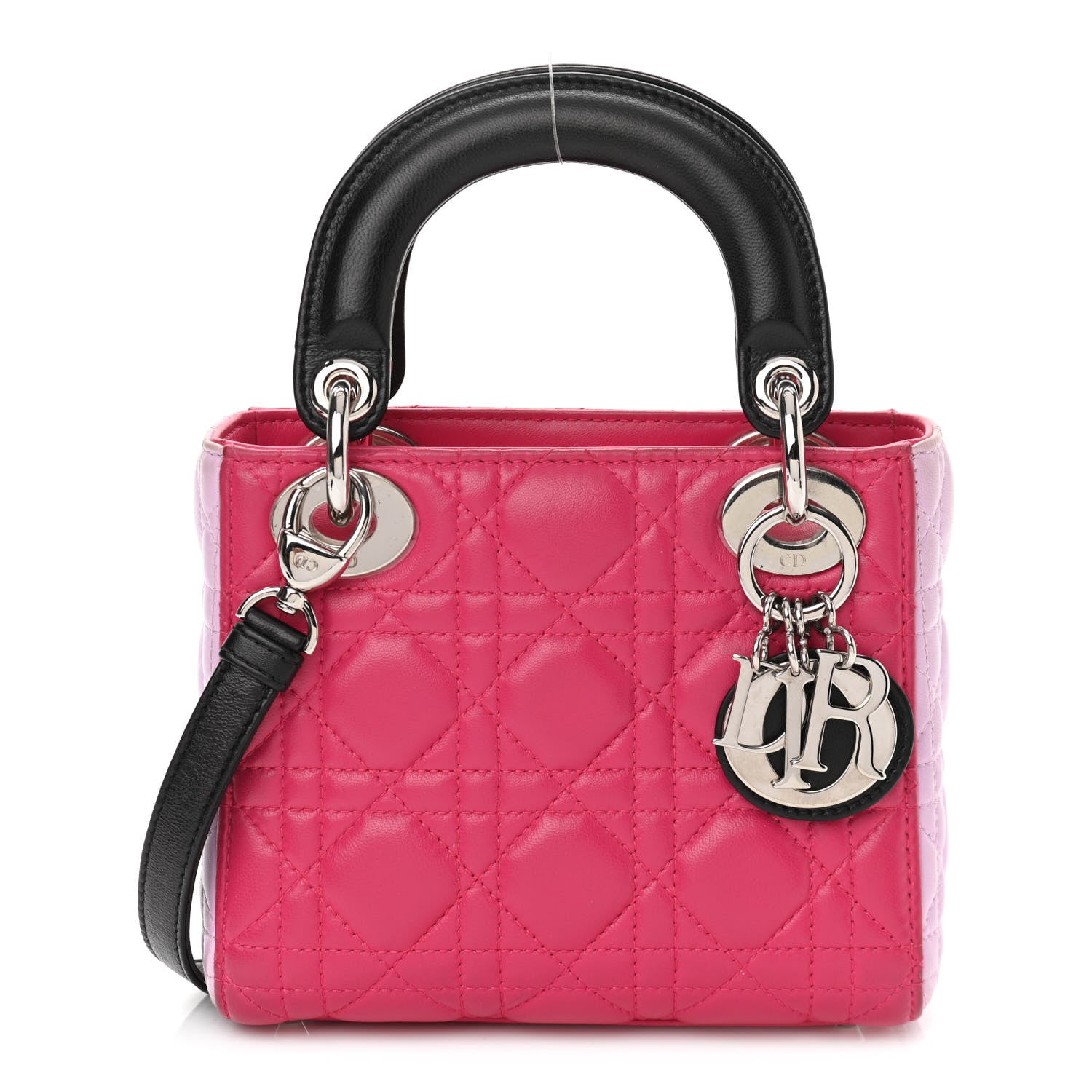 Christian Dior Lambskin Cannage Mini Lady Dior Multicolor 1 of 10