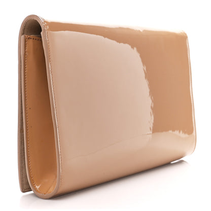 Saint Laurent Patent Calfskin Monogram Large Belle De Jour Clutch Chair 3 of 10