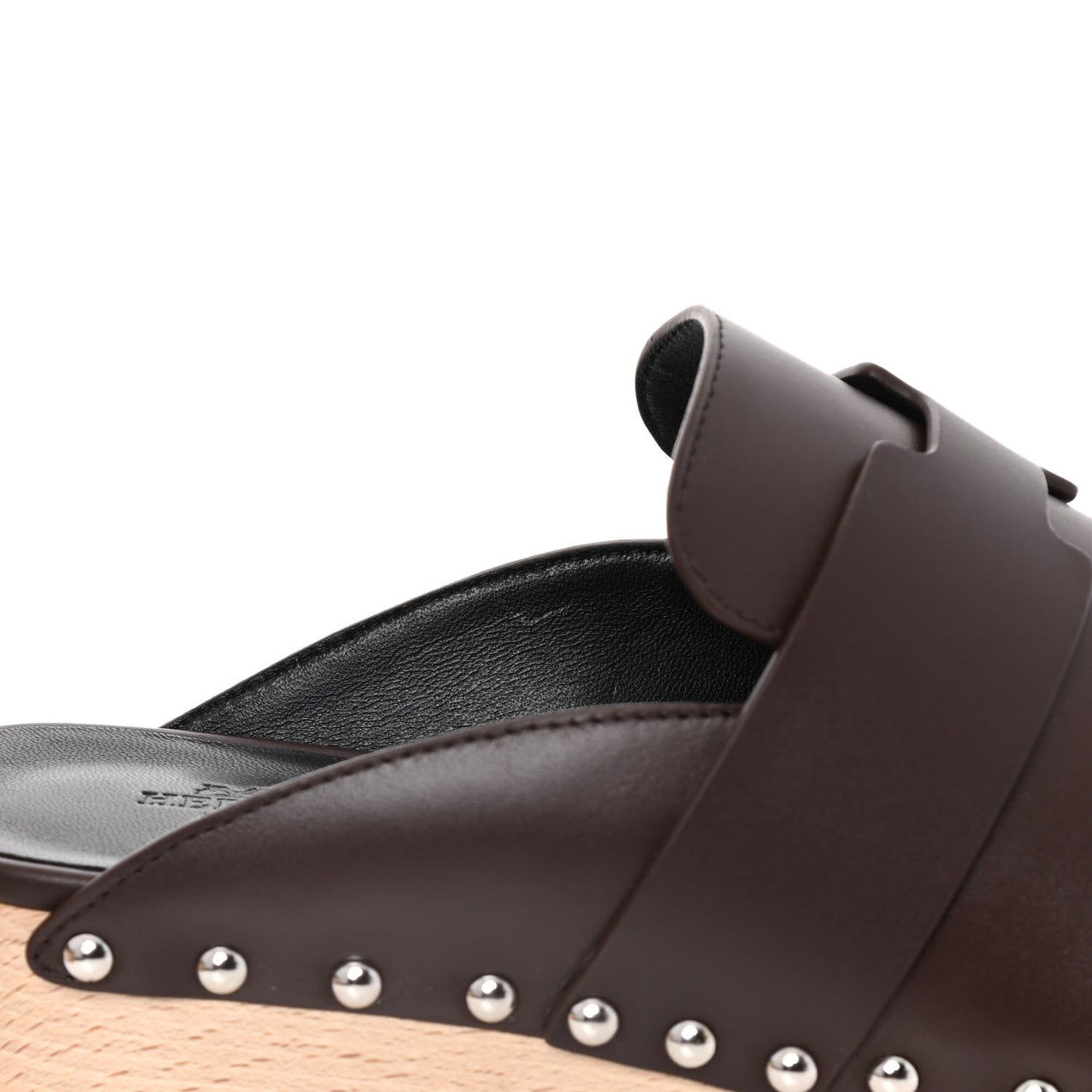 Calfskin Calya Mules 37 Cafe