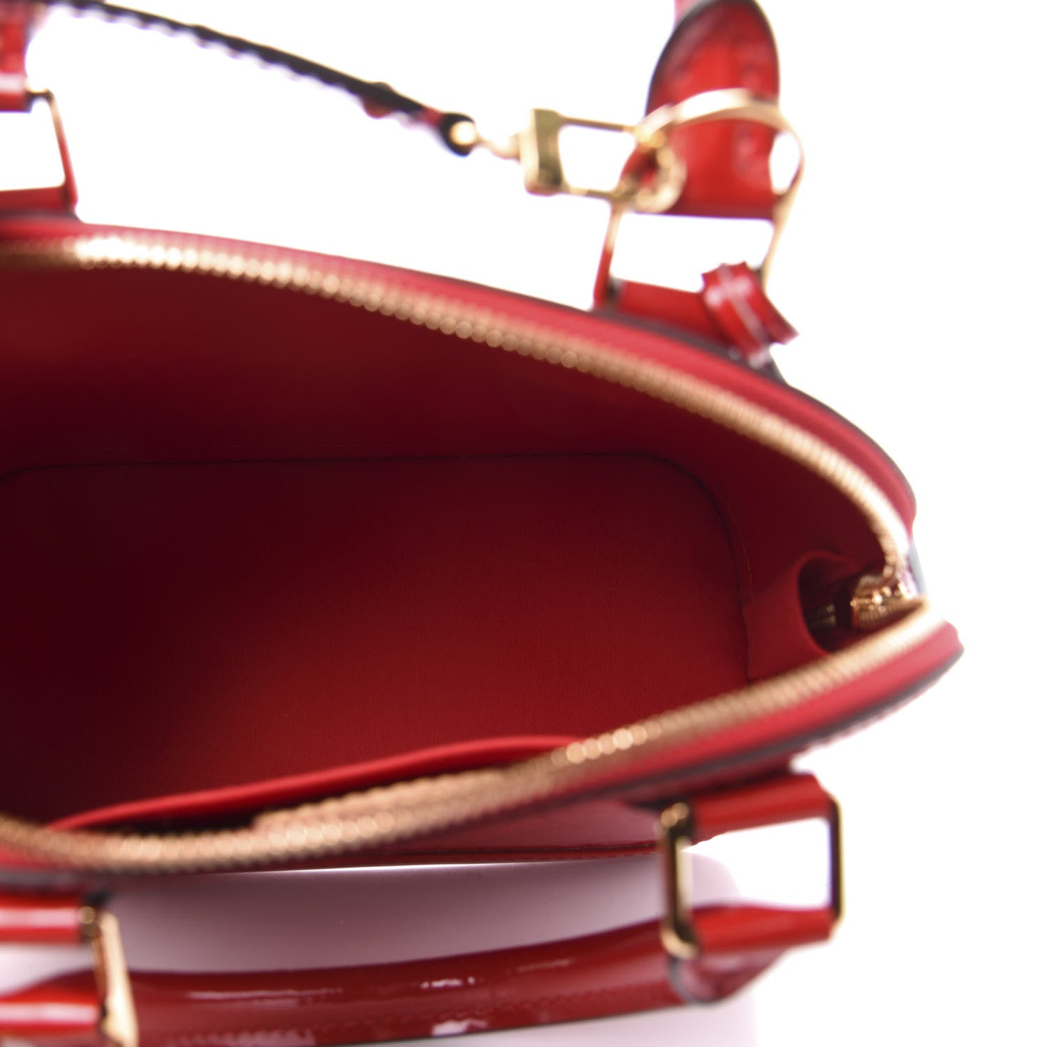 Louis Vuitton Vernis Alma BB Cherry 6 of 12