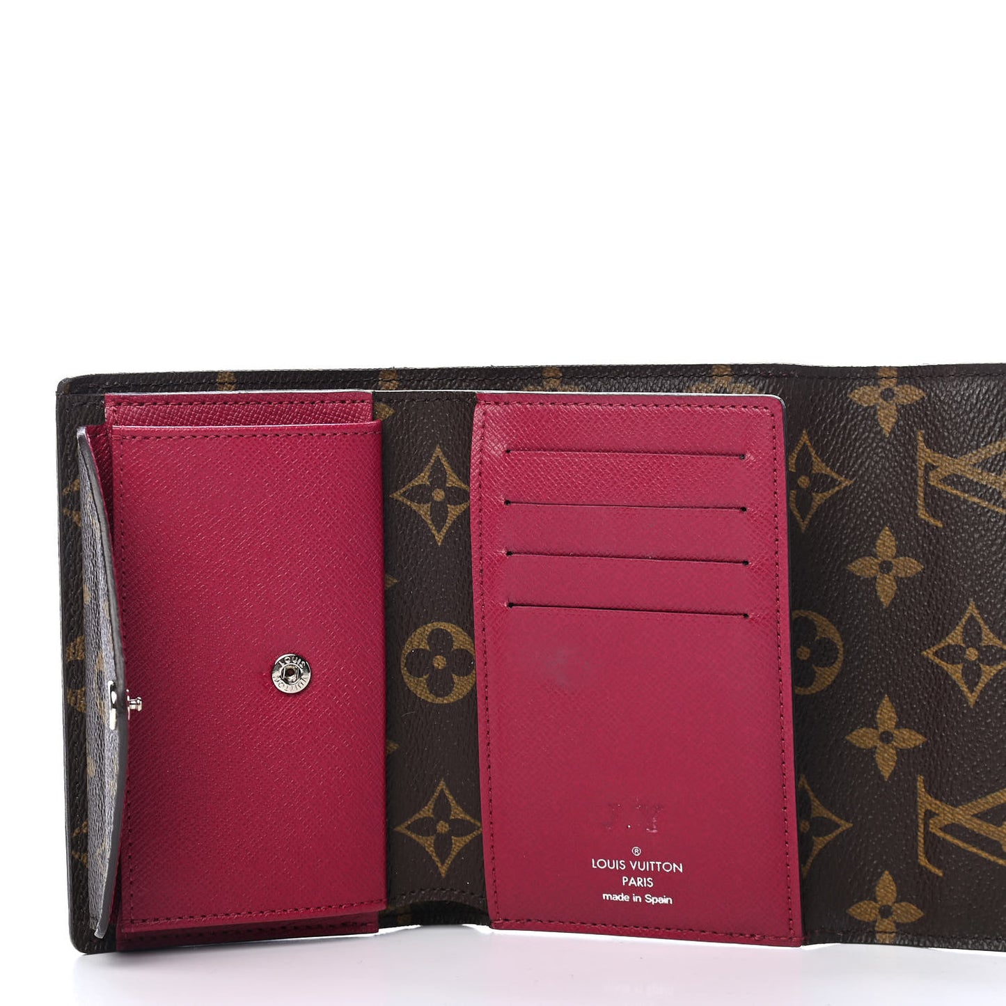 Epi Monogram Marie-Lou Compact Wallet Fuchsia