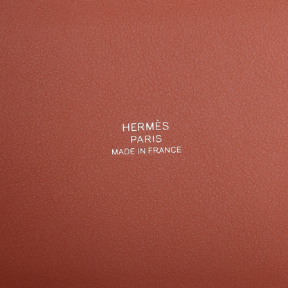 Hermes Ostrich Micro Picotin Lock Terre Cuite 6 of 11