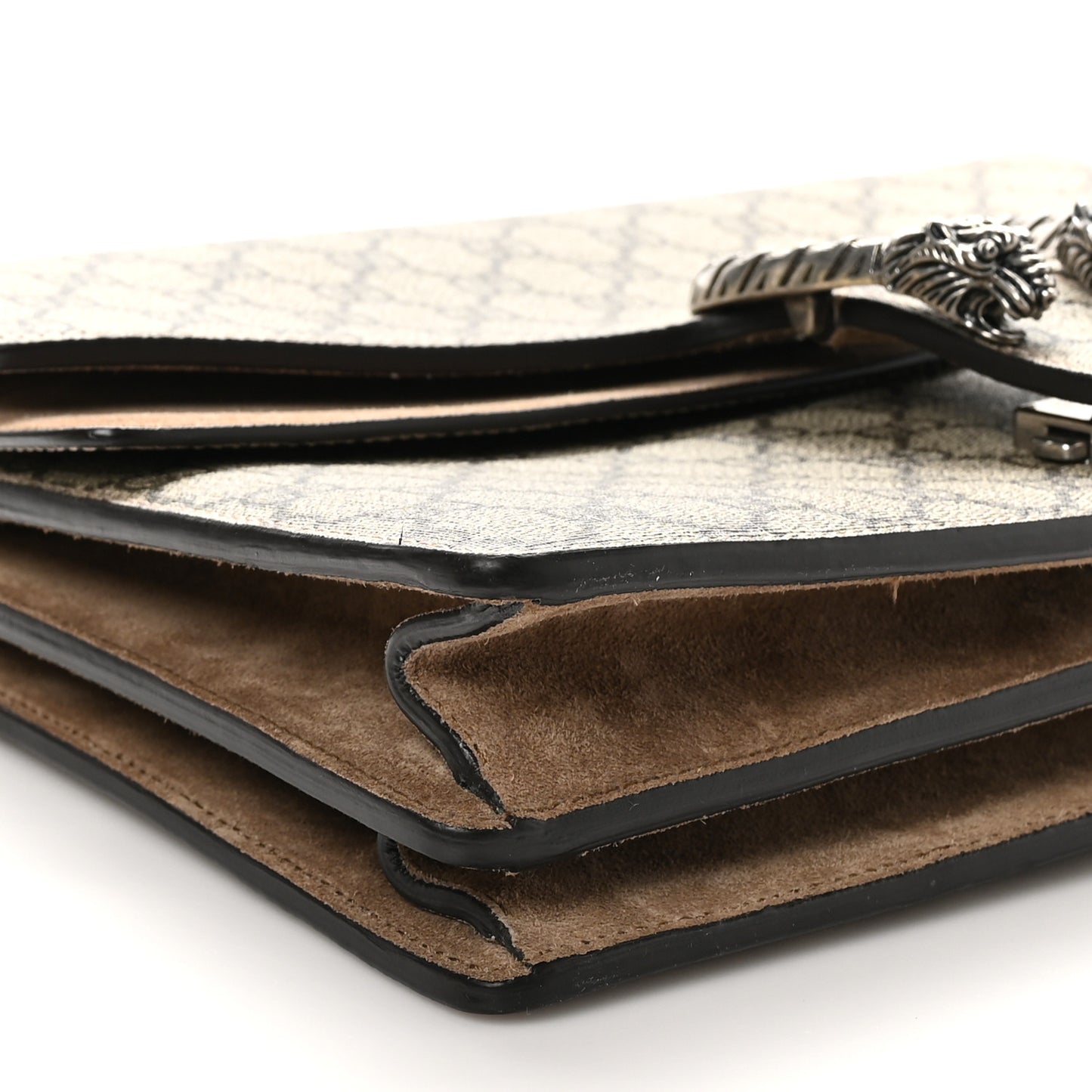 GG Supreme Monogram Medium Dionysus Shoulder Bag Taupe