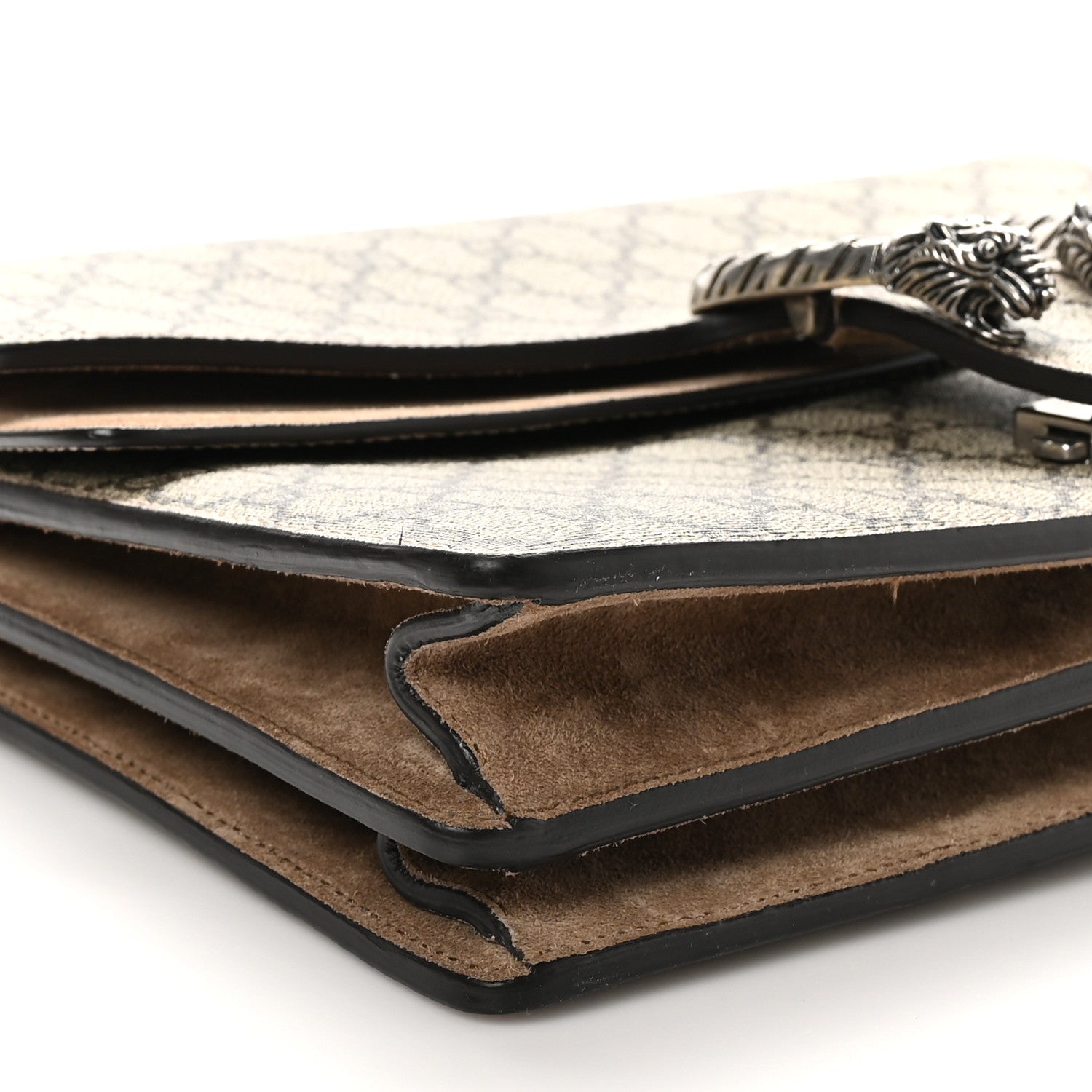 Gucci GG Supreme Monogram Medium Dionysus Shoulder Bag Taupe 10 of 11