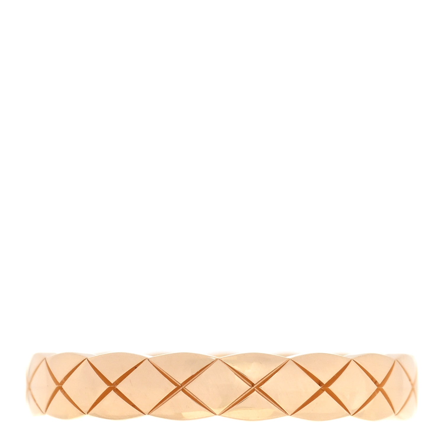 Chanel 18K Yellow Gold Mini Coco Crush Ring 49 4.75 1 of 6