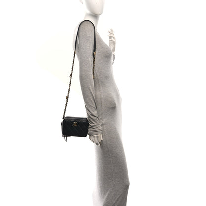 Chanel Caviar Quilted Twist Your Buttons Clutch With Chain Black 2 of 11